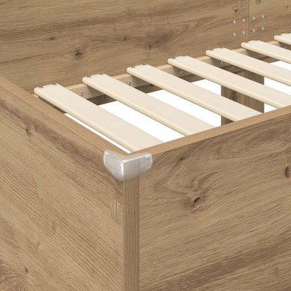 Etagenbett für Kinder Artisan-Eiche 100 x 200 cm Holzwerkstoff