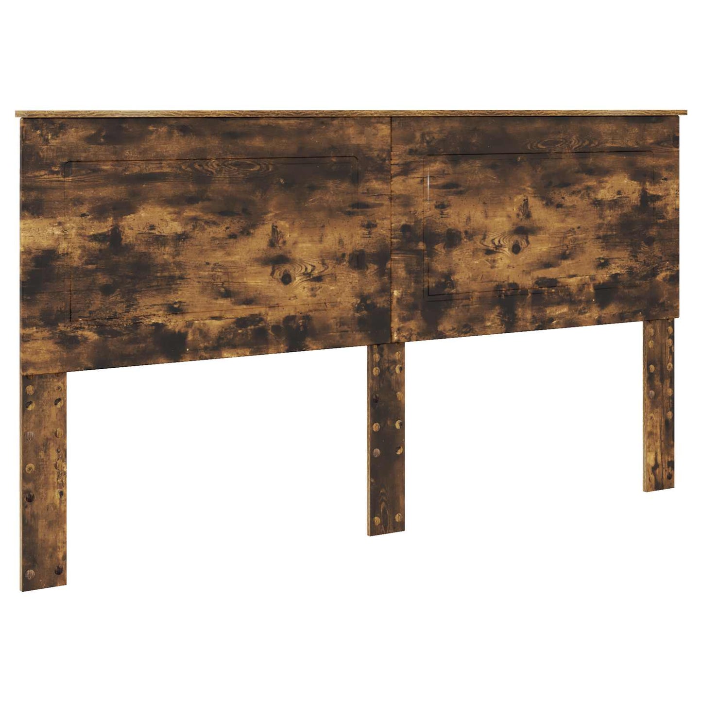 Bettrahmen Geräucherte Eiche 200 x 200 cm Ingenieurs Holz