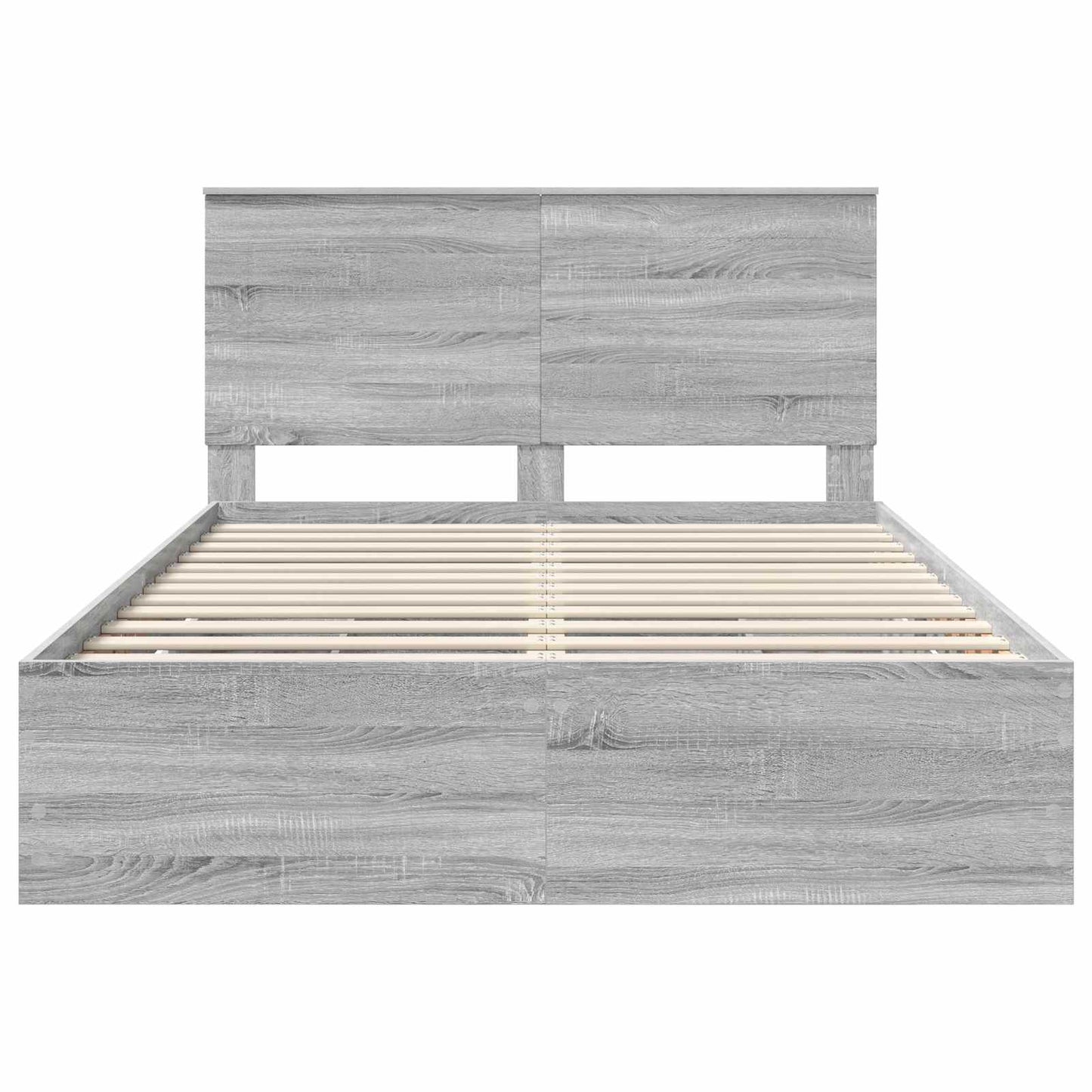 Bettrahmen Graues Sonoma 140 x 200 cm Ingenieurs Holz