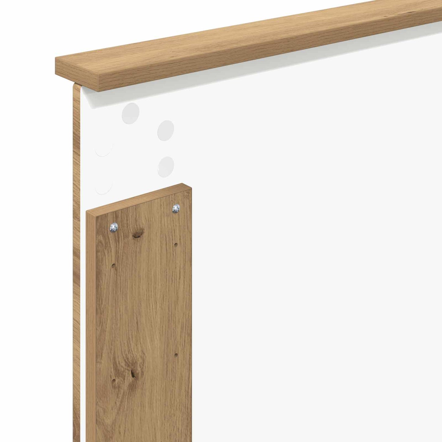 Bettrahmen mit Kopfteil Artisan-Eiche 90 x 190 cm Holzwerkstoff