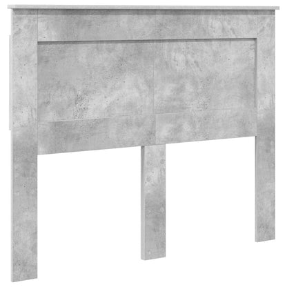 Bettrahmen Beton Grau 135 x 190 cm Massives Kiefernholz