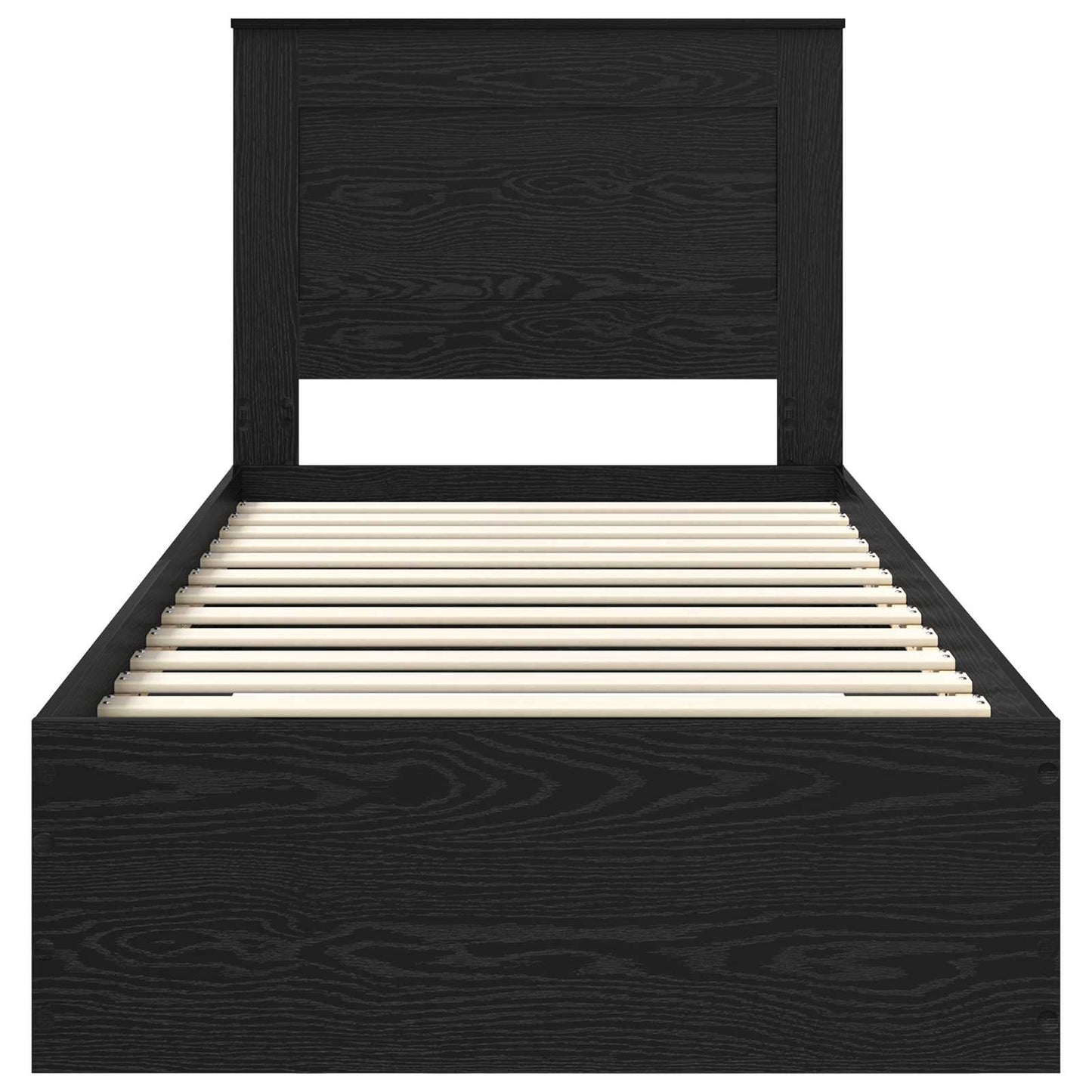 Bettgestell mit Schubladen mit Kopfteil Holzwerkstoff