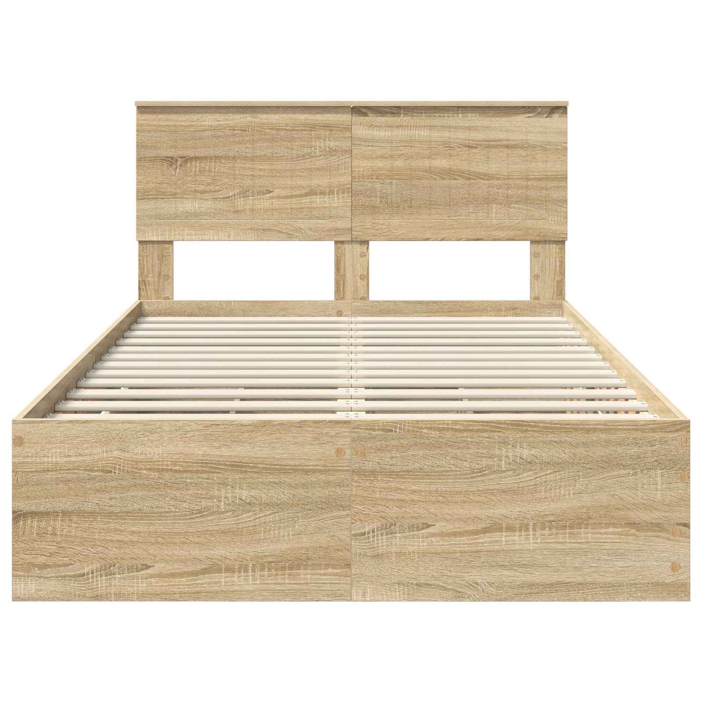 Bettrahmen Sonoma-Eiche 120 x 200 cm Ingenieurs Holz