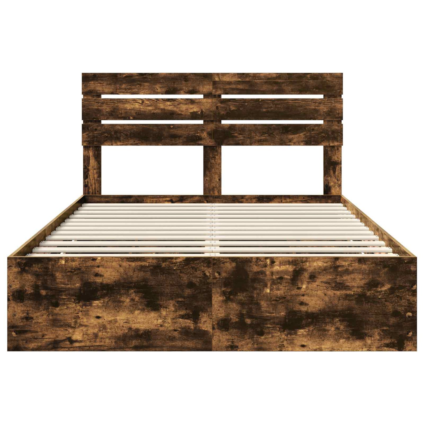 Bettrahmen Geräucherte Eiche 160 x 200 cm Ingenieurs Holz
