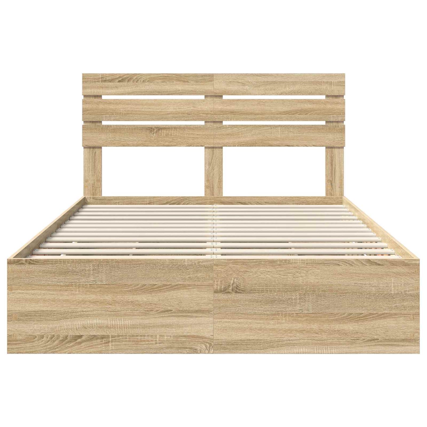 Bettrahmen Sonoma-Eiche 140 x 190 cm Ingenieurs Holz