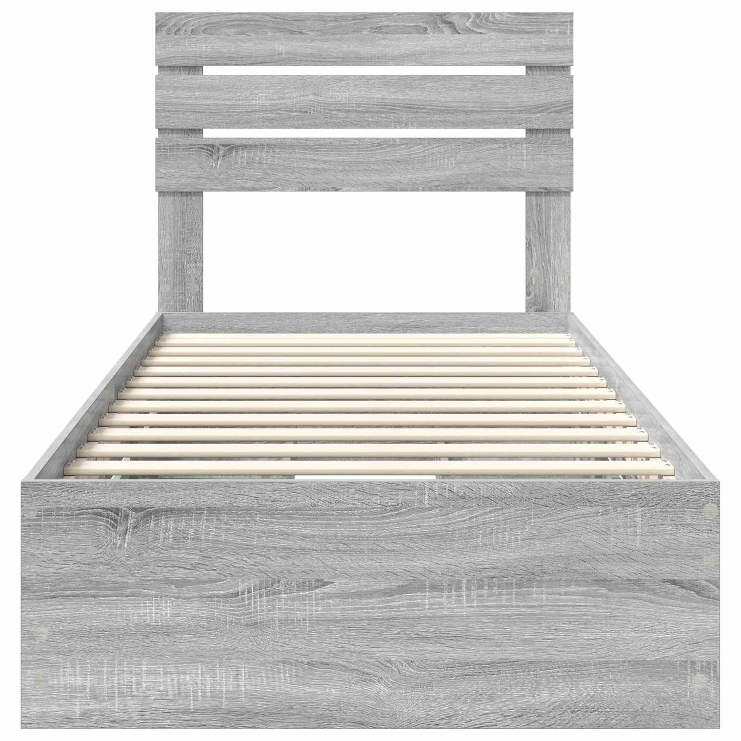 Bettrahmen Graues Sonoma 90 x 190 cm Ingenieurs Holz