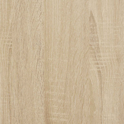 Flurbank mit Kissen mit Regal Sonoma-Eiche 80 x 38 x 46 cm