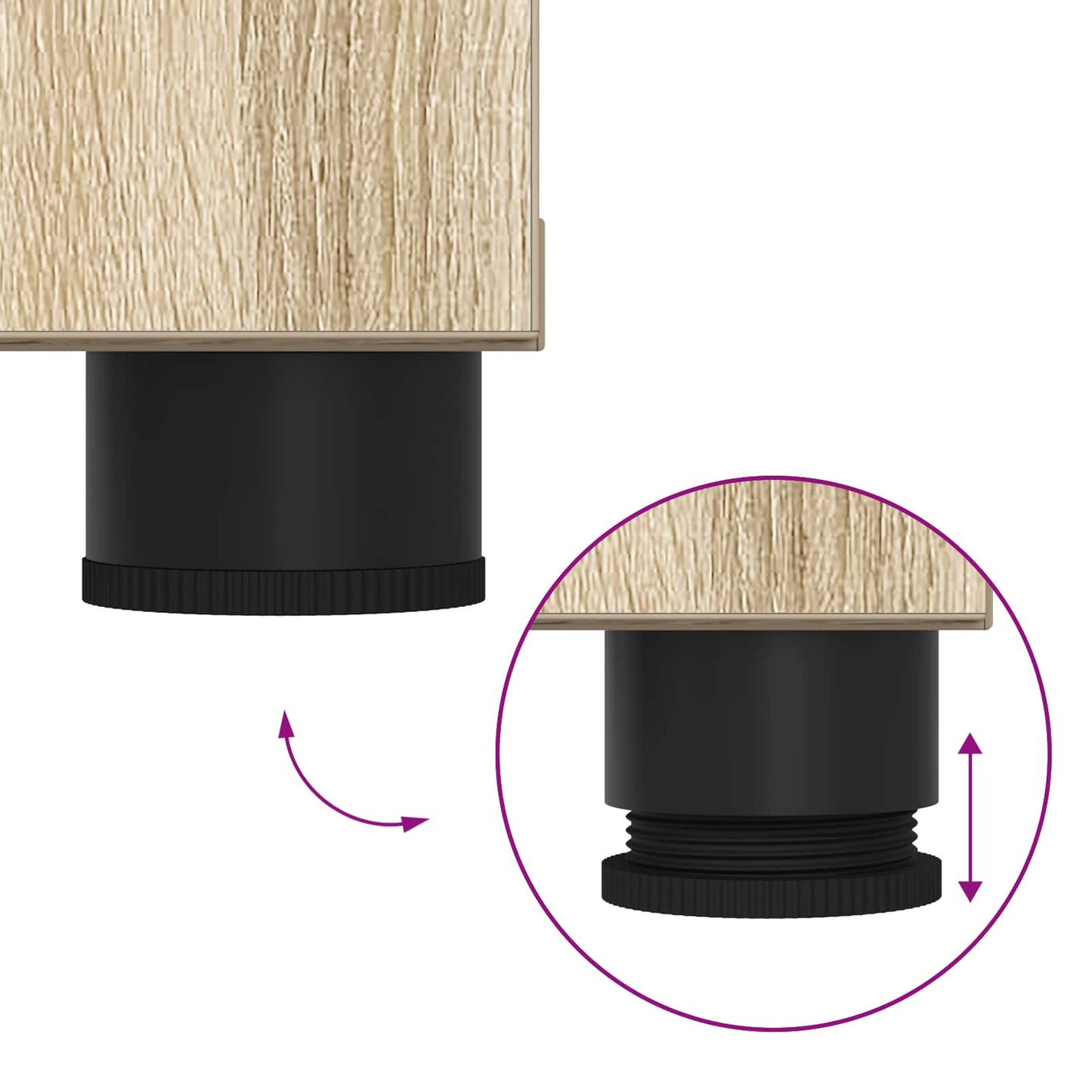 Flurbank mit Kissen mit Regal Sonoma-Eiche 100 x 38 x 46 cm