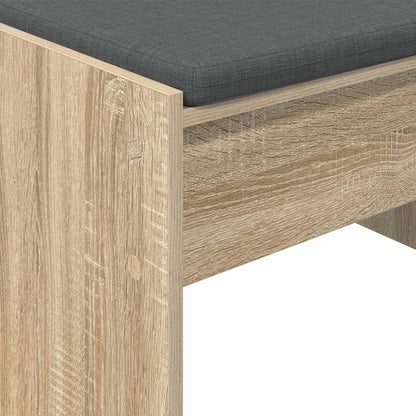 Flurbank mit Kissen Sonoma-Eiche 83 x 38 x 40 cm