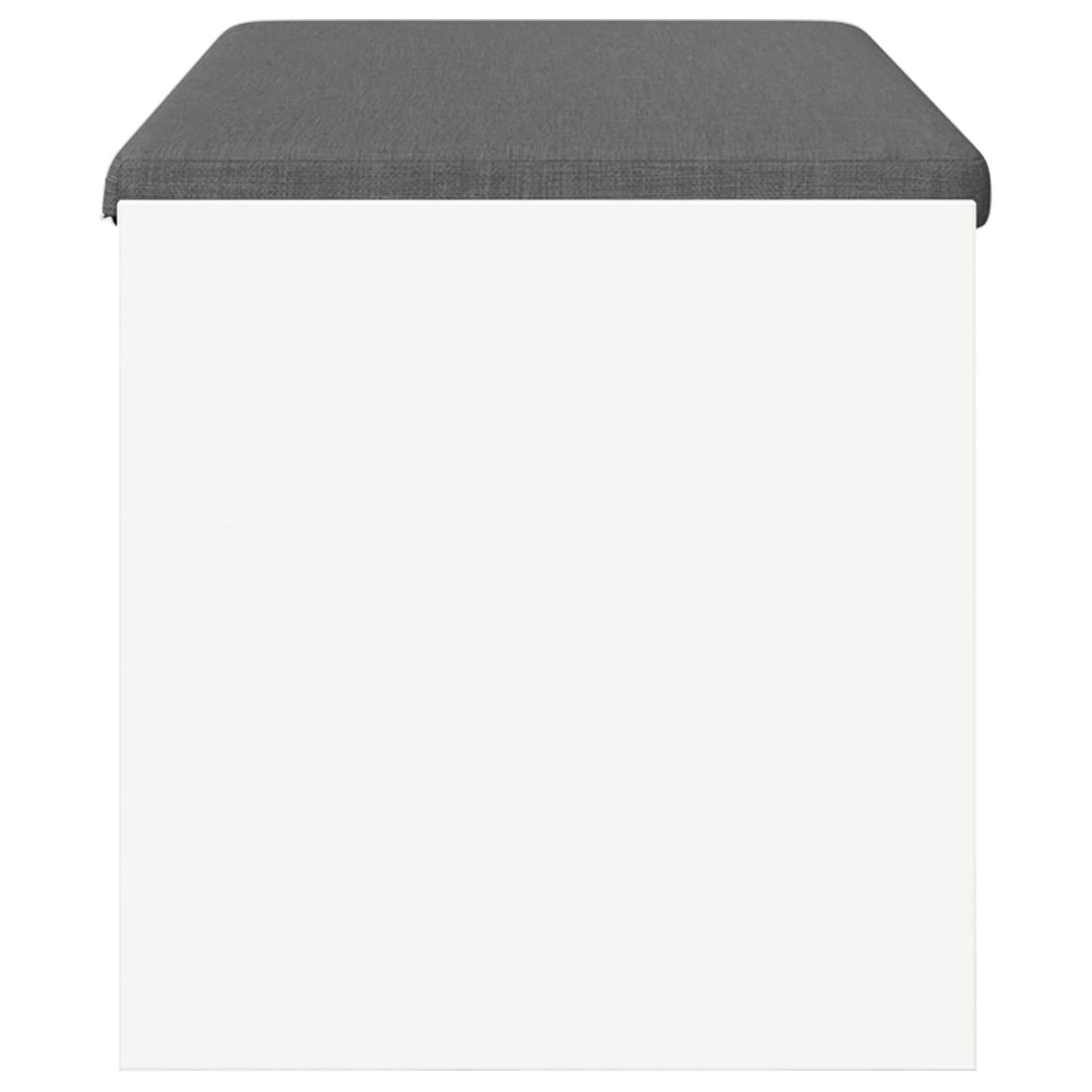 Flurbank mit Kissen Weiß 103 x 38 x 40 cm