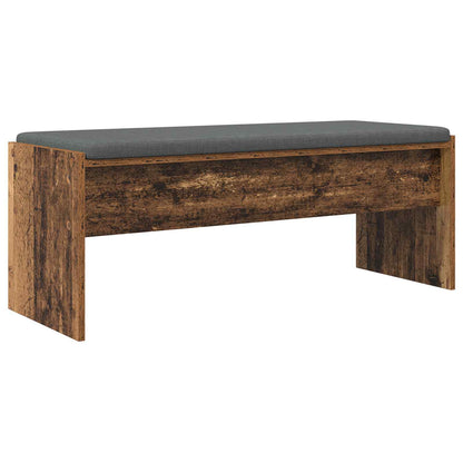 Flurbank mit Kissen Altholz 103 x 38 x 40 cm