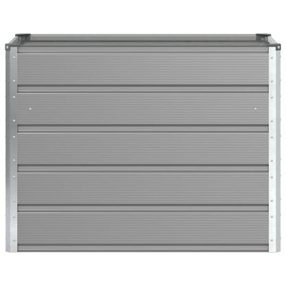 Pflanzkübel Hellgrau 480 x 50 x 45 cm Verzinkter Stahl