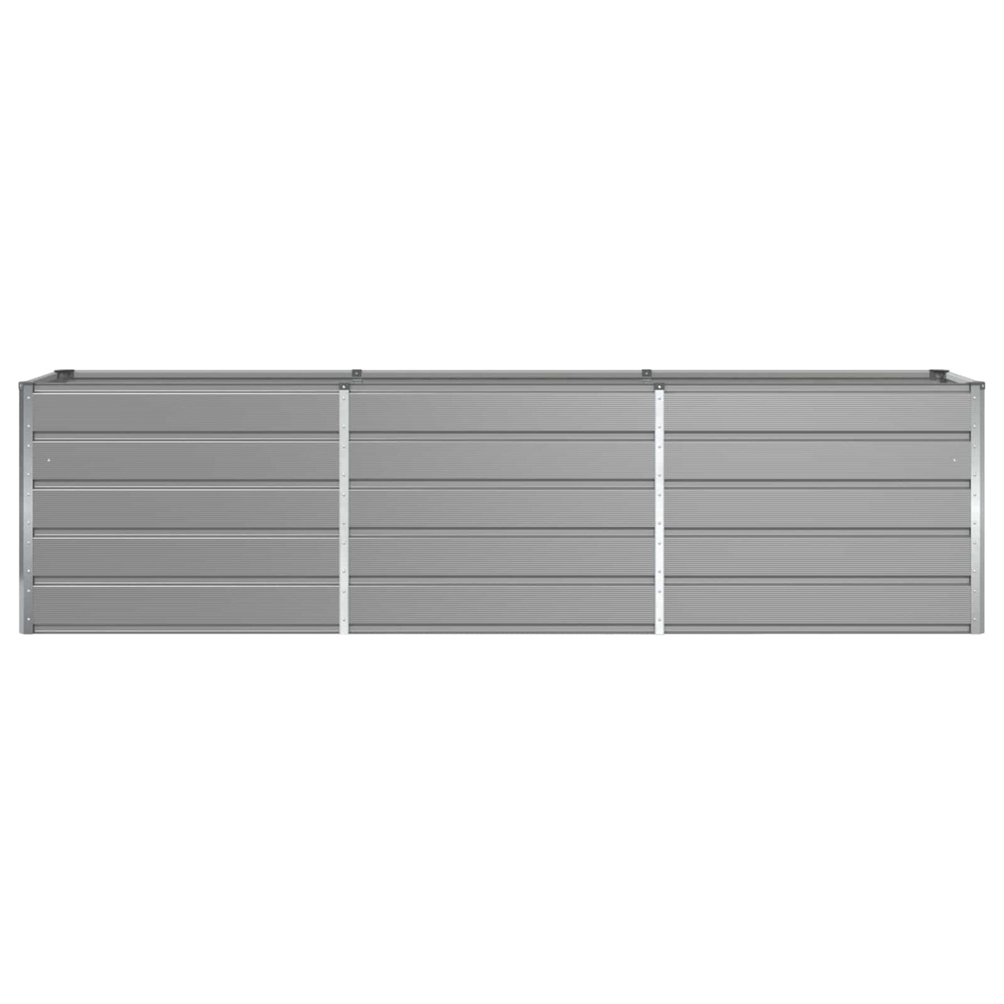 Pflanzkübel Hellgrau 480 x 50 x 45 cm Verzinkter Stahl