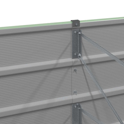 Pflanzkübel Grün 160 x 40 x 75 cm Stahl