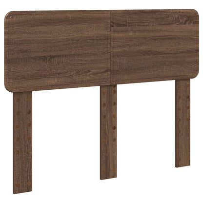 Bettrahmen Braun Eichen-Optik 120 x 190 cm Massives Kiefernholz