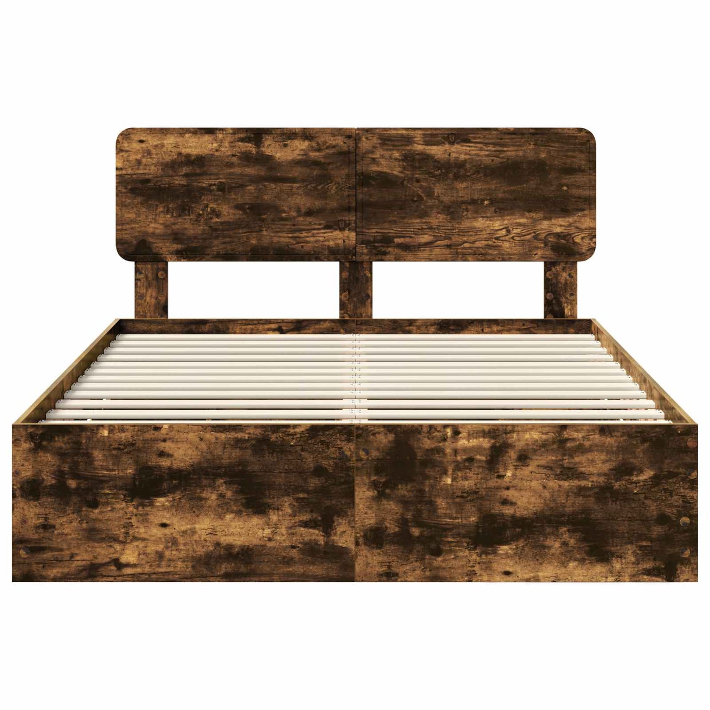 Bettrahmen Geräucherte Eiche 150 x 200 cm Holzwerkstoff