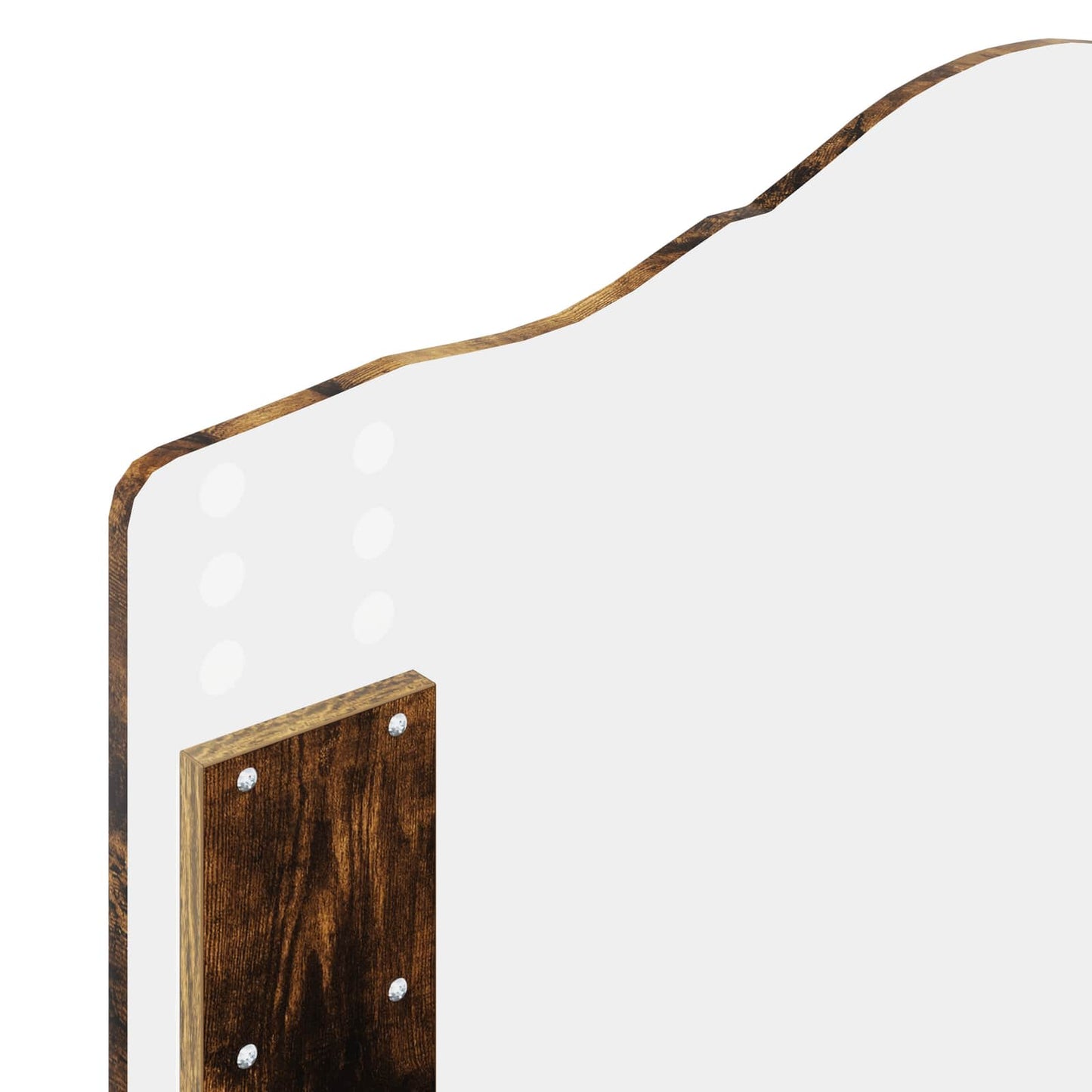 Bettrahmen Geräucherte Eiche 90 x 190 cm Massives Kiefernholz