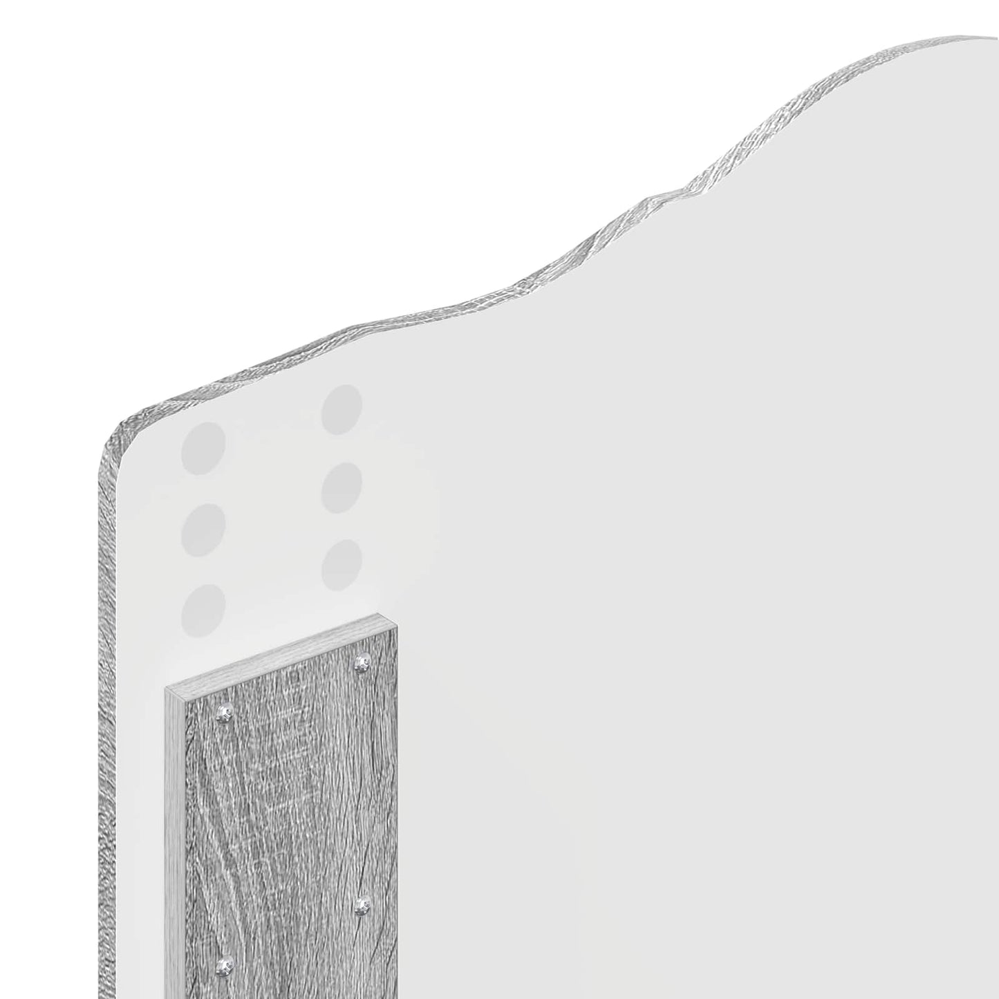 Bettrahmen mit Kopfteil Graues Sonoma 90 x 200 cm Holzwerkstoff