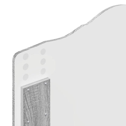 Bettrahmen mit Kopfteil Graues Sonoma 70 x 190 cm Holzwerkstoff