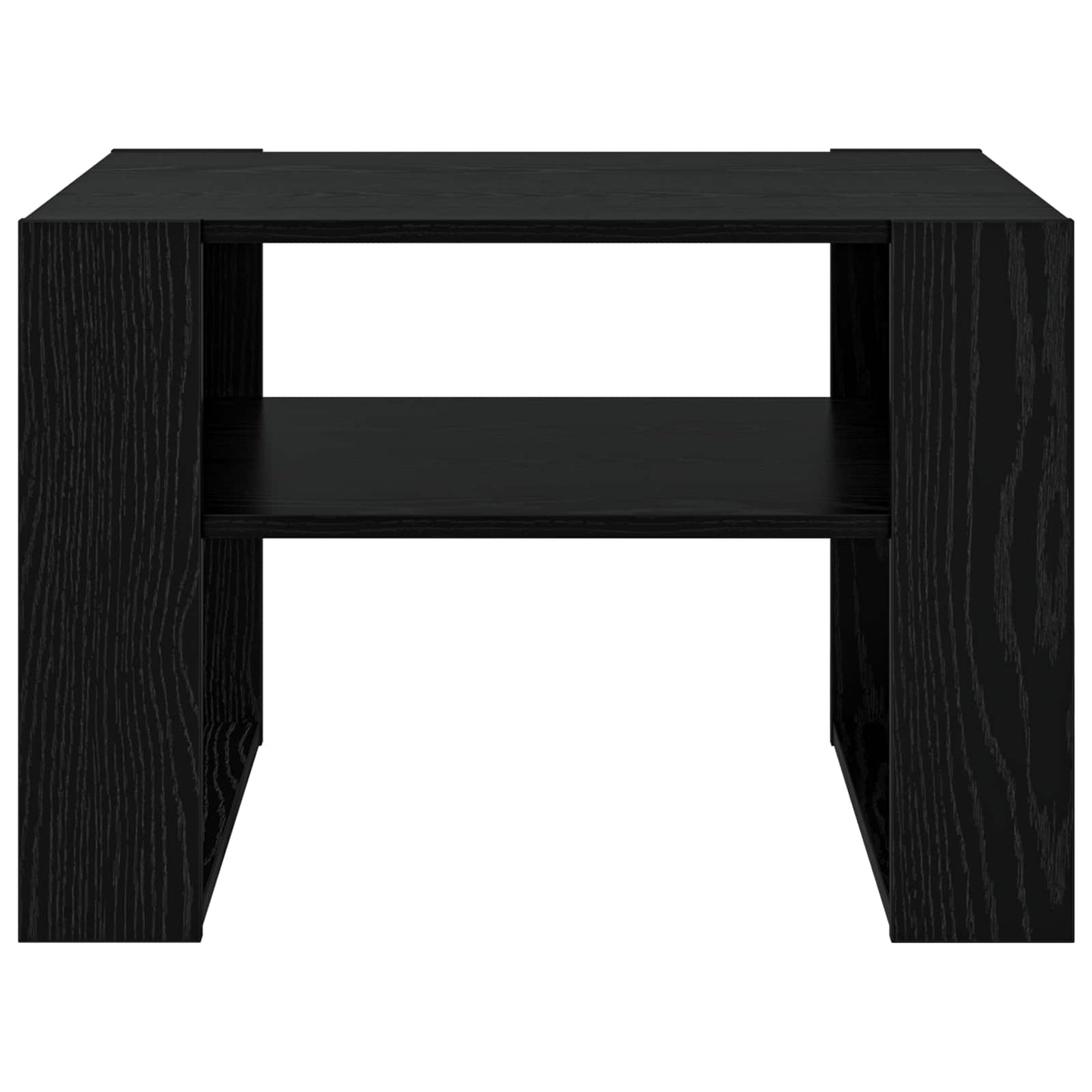 Couchtisch Schwarz Eichen-Optik 66 x 53 x 45 cm Holzwerkstoff