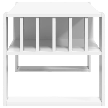 Couchtisch Weiß 92 x 49,5 x 45 cm Holzwerkstoff