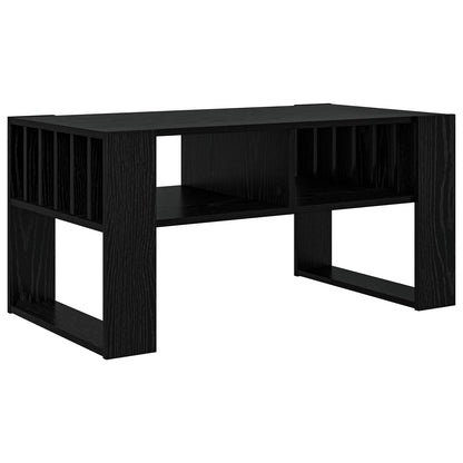 Couchtisch Schwarz Eichen-Optik 92 x 49,5 x 45 cm Holzwerkstoff