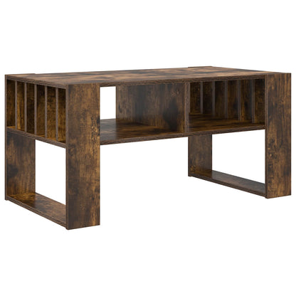 Couchtisch Geräucherte Eiche 92 x 49,5 x 45 cm Holzwerkstoff