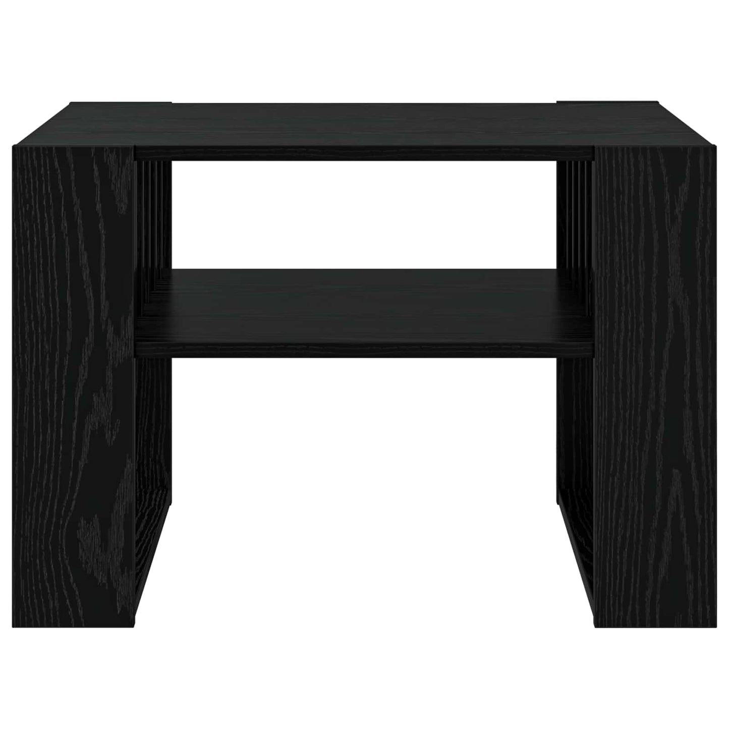 Couchtisch Schwarz Eichen-Optik 66 x 49,5 x 45 cm Holzwerkstoff