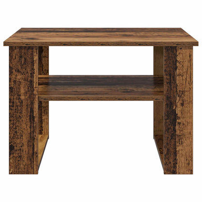 Couchtisch mit Speicher Altholz 64 x 54 x 44 cm Holzwerkstoff