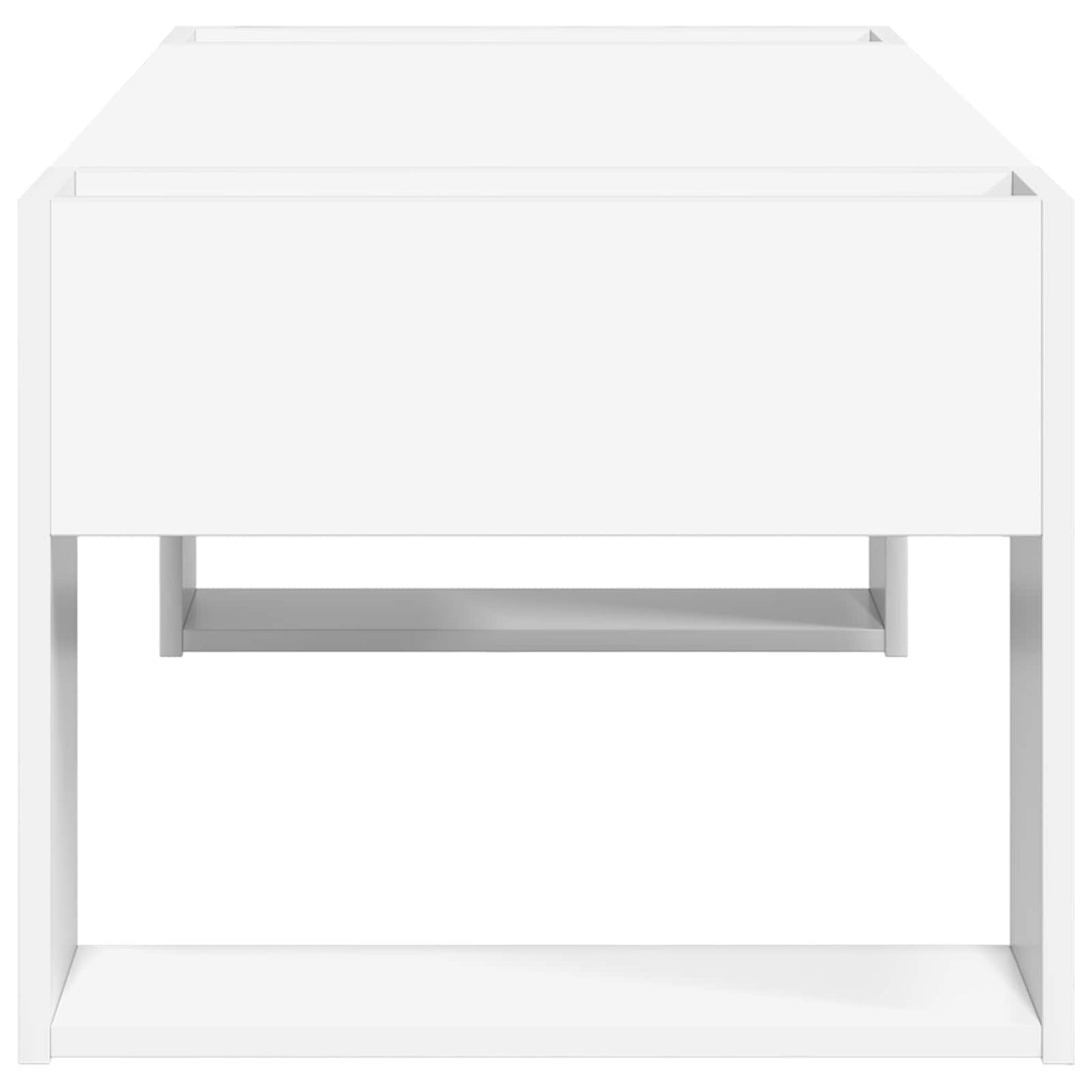 Couchtisch Weiß 110 x 50 x 41 cm Holzwerkstoff