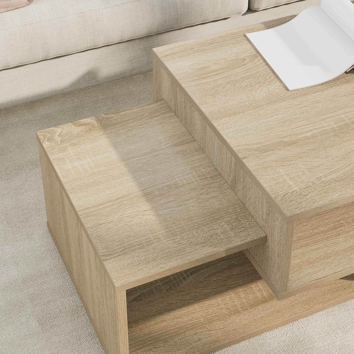 Couchtisch Sonoma-Eiche 105 x 50 x 32,5 cm Holzwerkstoff