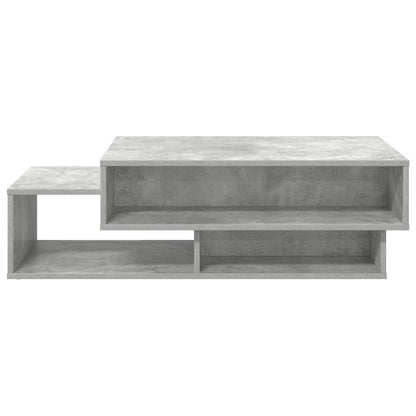 Couchtisch Beton Grau 105 x 50 x 32,5 cm Holzwerkstoff