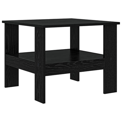 Couchtisch Schwarz Eichen-Optik 57 x 55 x 45 cm Holzwerkstoff