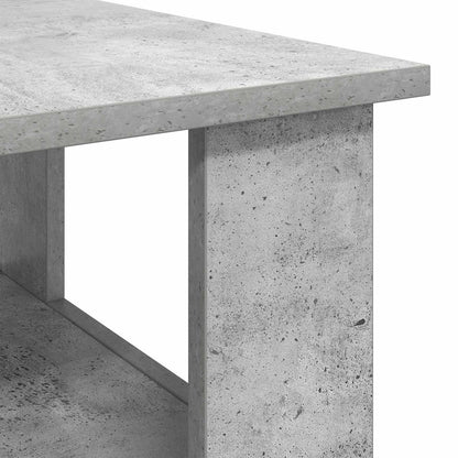Couchtisch Beton Grau 90 x 50 x 45 cm Holzwerkstoff
