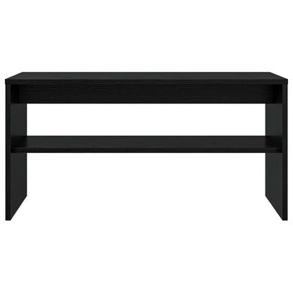 TV-Schränk Schwarz Eichen-Optik 80 x 30 x 40 cm Holzwerkstoff