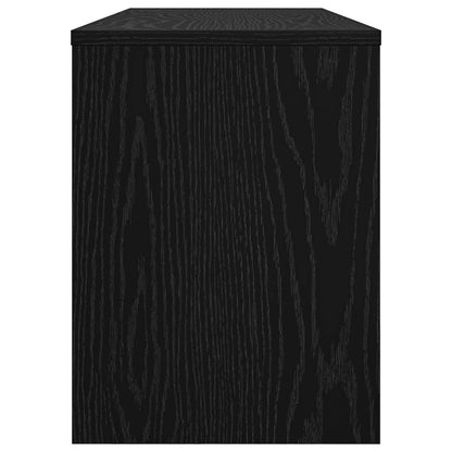 TV-Schränk Schwarz Eichen-Optik 100 x 30 x 40 cm Holzwerkstoff