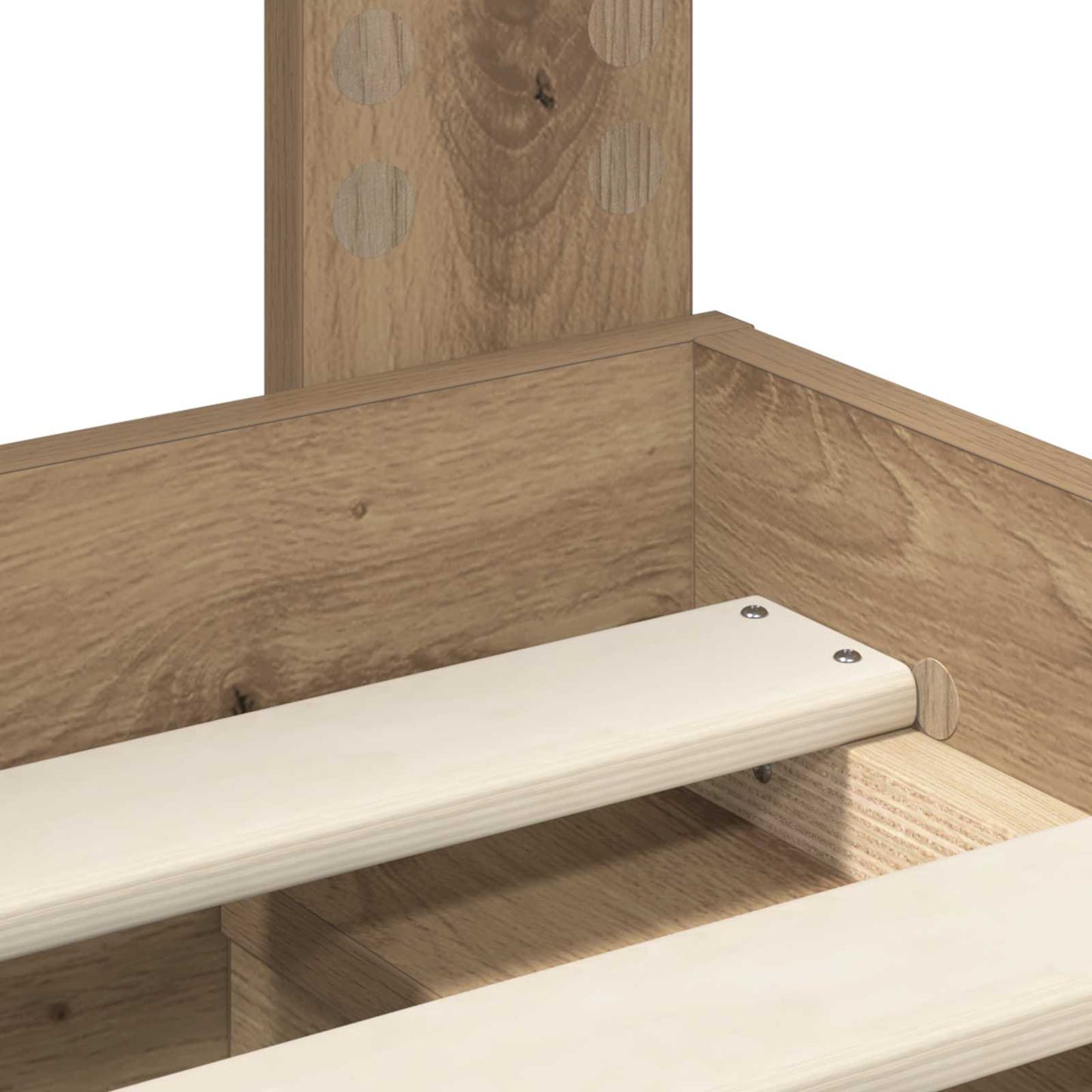 Bettrahmen Kunsthandwerk Eiche 75 x 190 cm Massives Kiefernholz