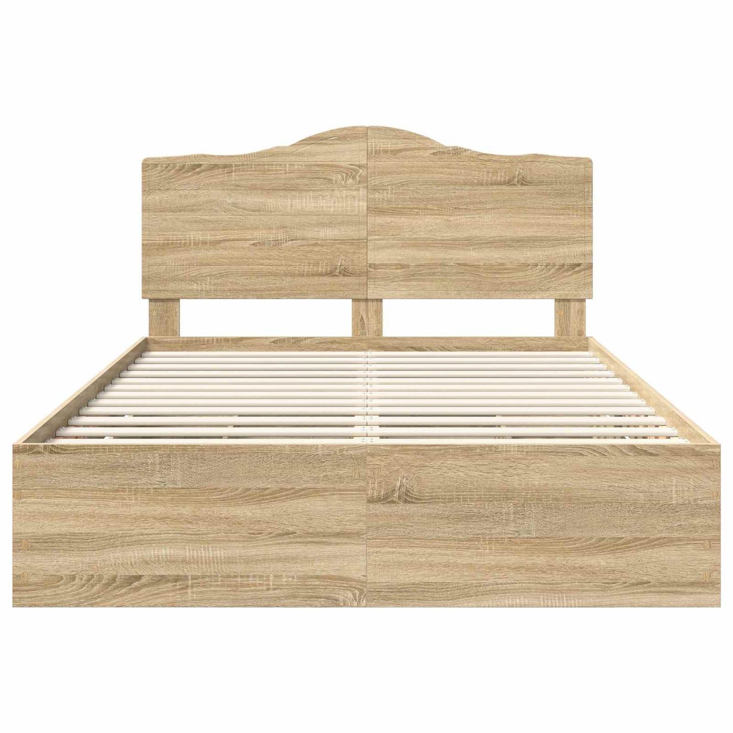 Bettrahmen Sonoma-Eiche 140 x 190 cm Ingenieurs Holz