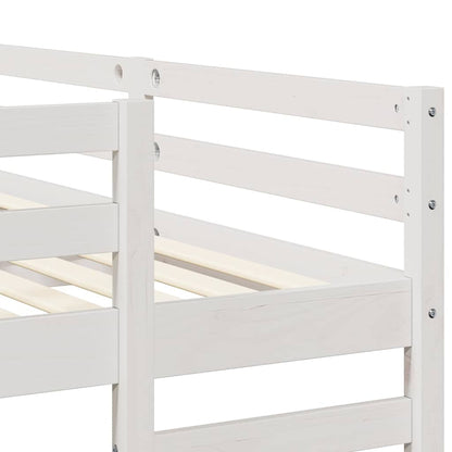 Dreifach Etagenbettrahmen Weiß 160 x 200 cm