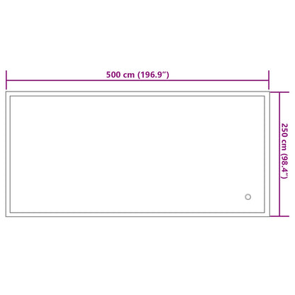 Winter Pool Kissen Blau 460 x 230 x 160 cm PVC