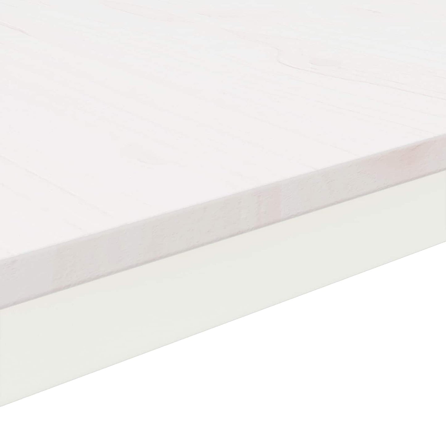 Couchtisch Weiß 60 x 60 x 36 cm Massives Kiefernholz