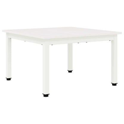 Couchtisch Weiß 60 x 60 x 36 cm Massives Kiefernholz