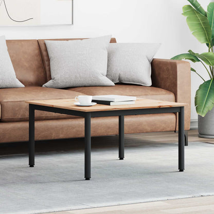 Couchtisch Natur 80 x 80 x 45 cm Massives Kiefernholz