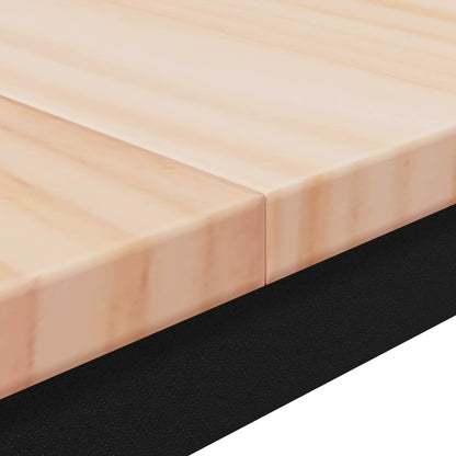 Esstisch Natur 70 x 70 x 75 cm Massives Kiefernholz