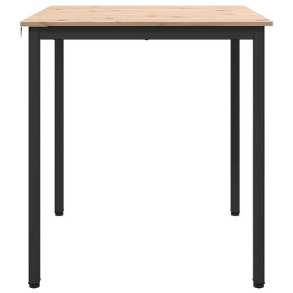 Esstisch Natur 70 x 70 x 75 cm Massives Kiefernholz