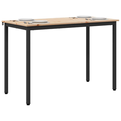 Esstisch Natur 110 x 55 x 75 cm Massives Kiefernholz