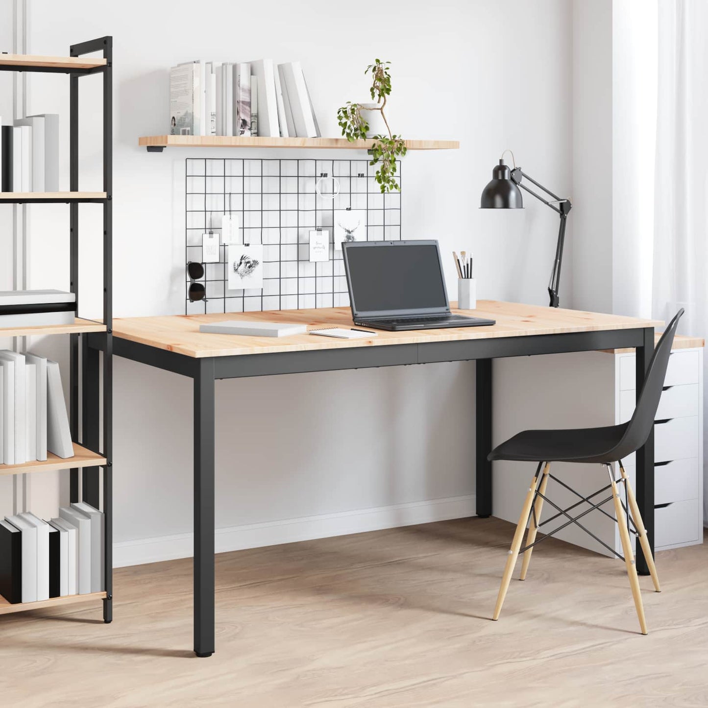 Esstisch Natur 150 x 90 x 75 cm Massives Kiefernholz