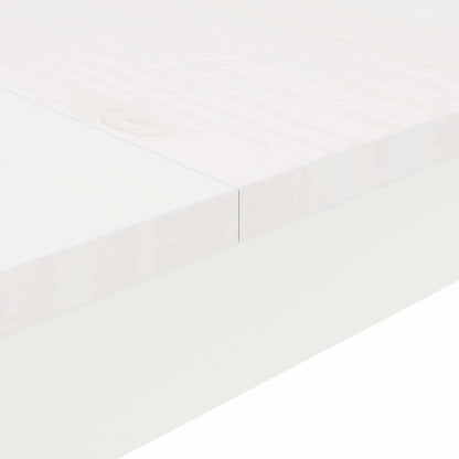 Bartisch Weiß 180 x 90 x 105 cm Massives Kiefernholz