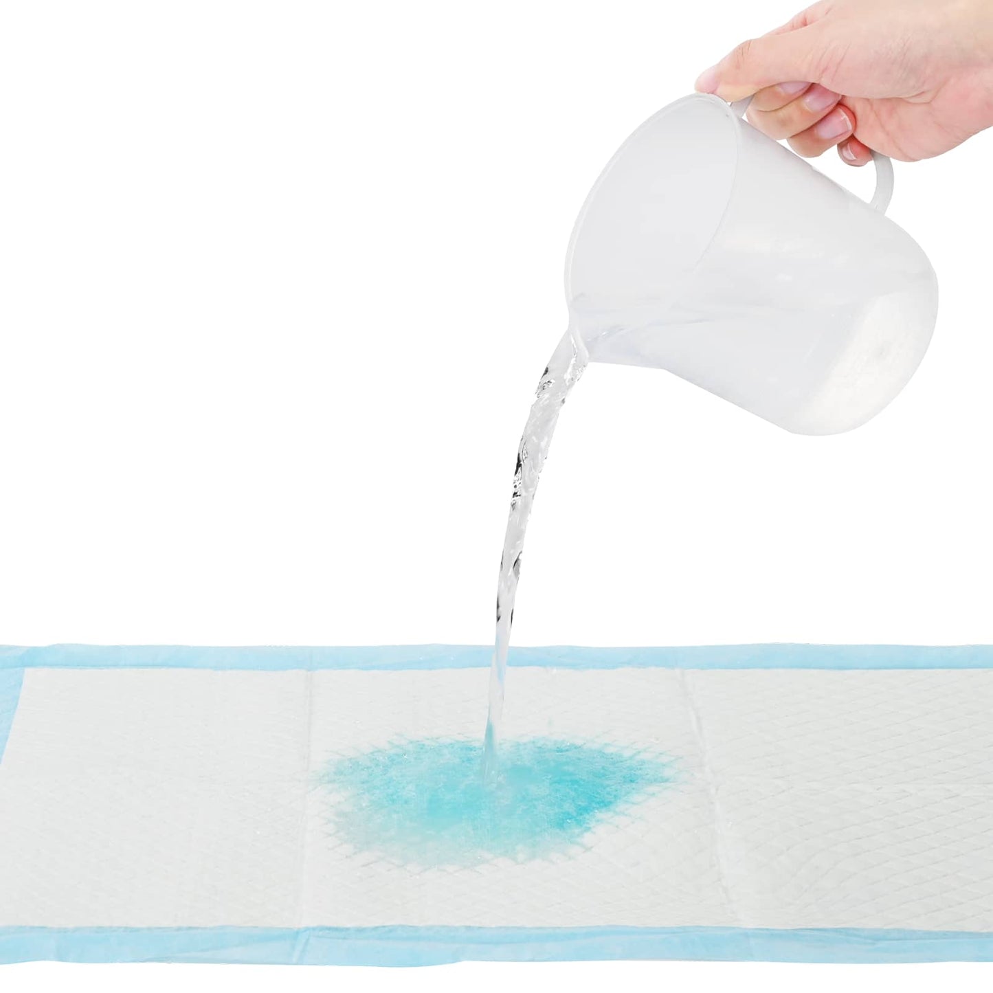 Vliesstoff Haustier Trainingspad 400 pcs Blau und Weiß