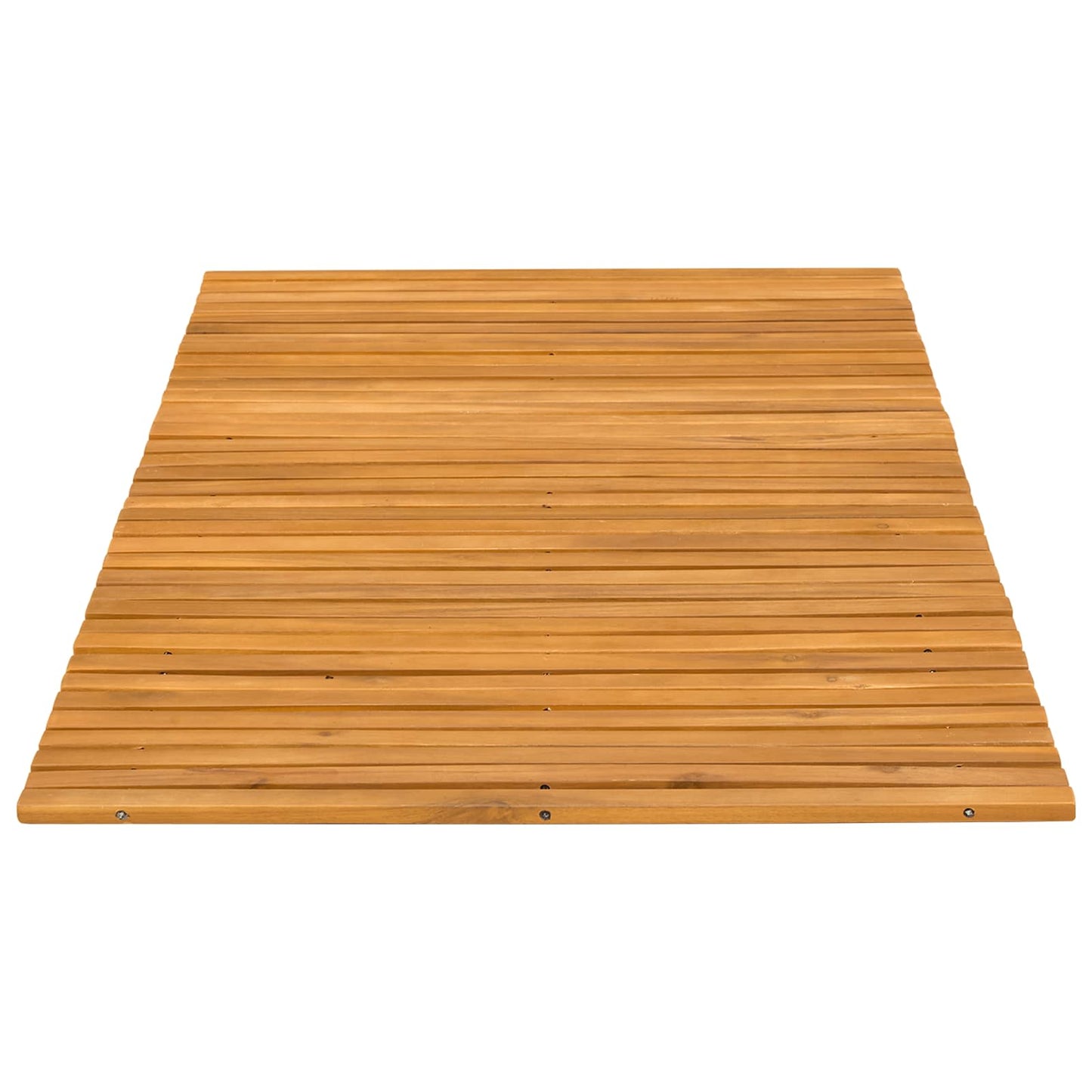 Badematte Braun 100 x 60 cm Massivholz Akazie